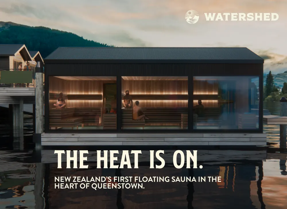 Queenstown's first floating sauna